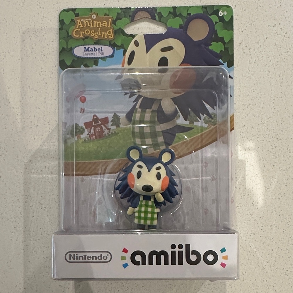 Nintendo Amiibo Animal Crossing Mabel Figure – Brand New Sealed